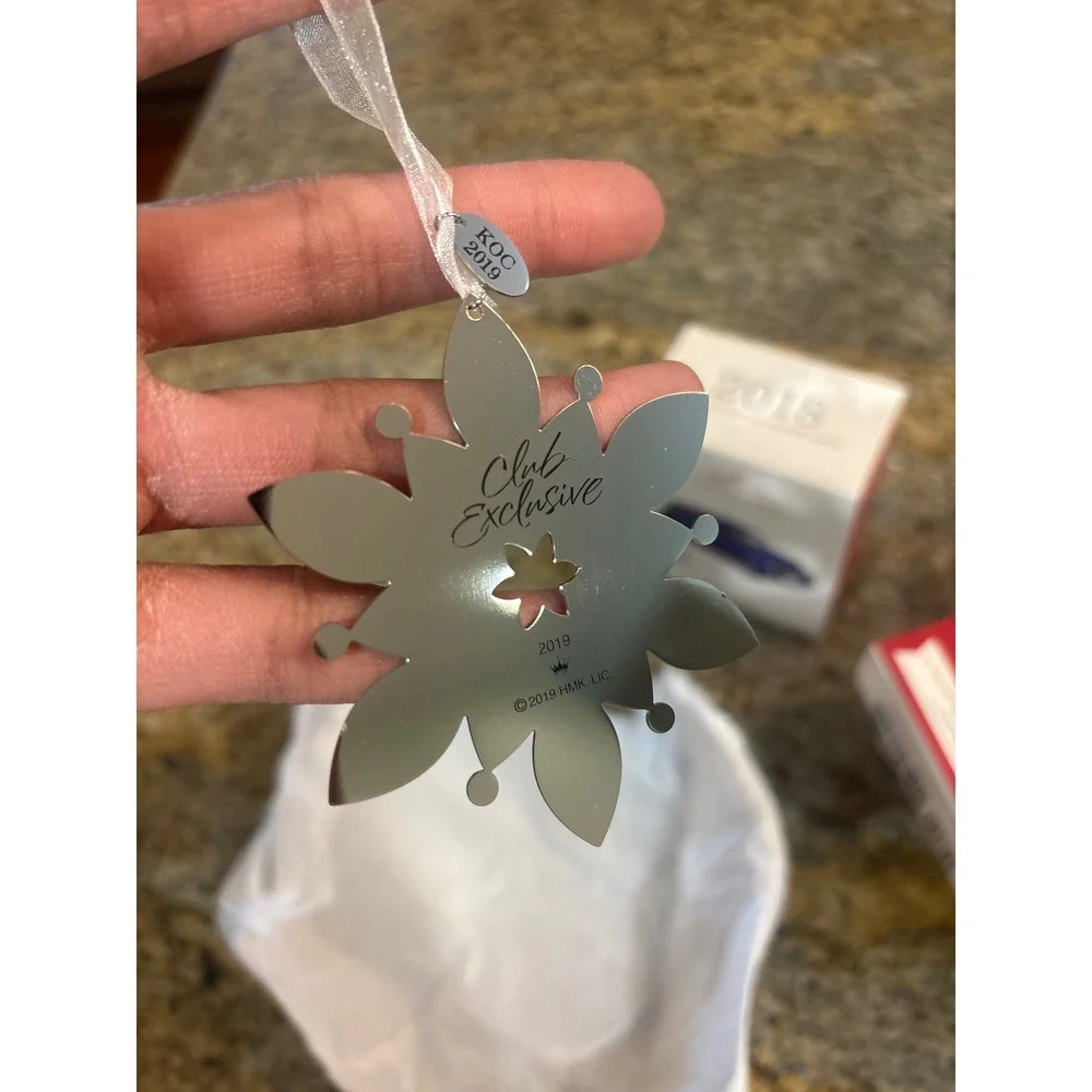 Hallmark Keepsake‎ Ornament Lot 2018 2019 Ford 1940 Snowflake Musical Exclusive